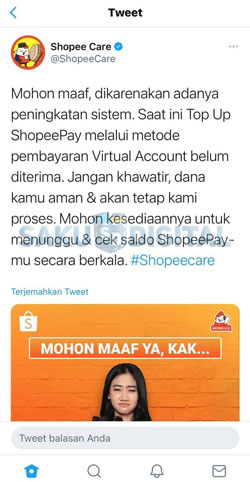 Twitter Shopee Care
