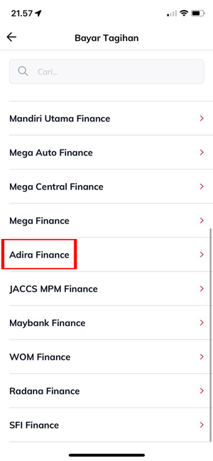 Pilih Adira Finance 1