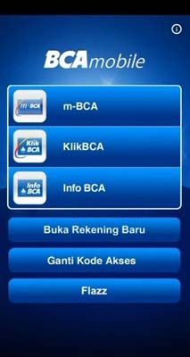 Buka aplikasi BCA.